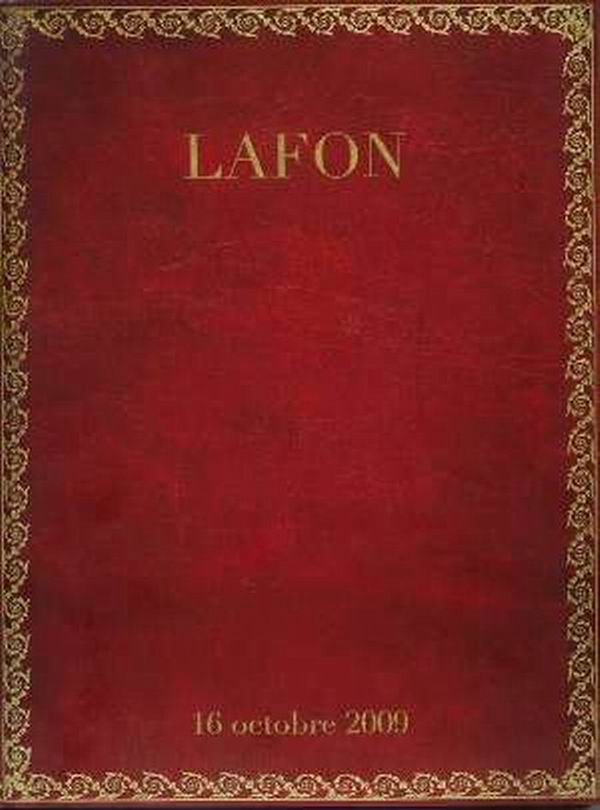 Catalogue Lafon - vente Drouot 16.10.09